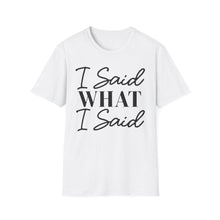 Load image into Gallery viewer, I said what I said