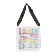 Load image into Gallery viewer, Adjustable Tote Bag (AOP) - She is