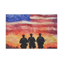 Load image into Gallery viewer, Inspirational Police Wall Art Canvas - Support Our Heroes