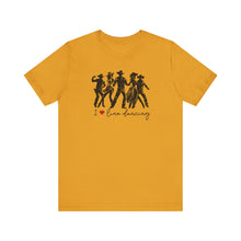 Load image into Gallery viewer, I ❤️ Live Dancing Unisex Jersey Tee – Perfect for Dance Lovers