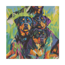 Load image into Gallery viewer, Rottweilers Canvas Art