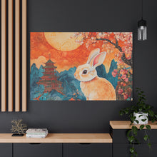 Load image into Gallery viewer, Lunar Year of the Rabbit - Canvas Art