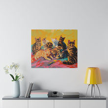 Load image into Gallery viewer, Colorful Cat Canvas Art - Vibrant Cat Portraits for Cat Lovers