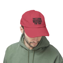 Load image into Gallery viewer, Unisex Distressed Cap - Todaying