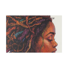 Load image into Gallery viewer, Grounded Woman of Color Matte Canvas, Stretched, 0.75"