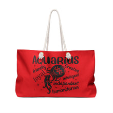 Load image into Gallery viewer, Weekender Bag - Aquarius