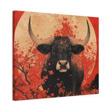 Load image into Gallery viewer, Lunar Year of the Ox - Stretched Matte Print for Home Decor