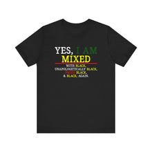 Load image into Gallery viewer, Proudly Mixed Unisex Jersey Tee - Celebrating Black Heritage