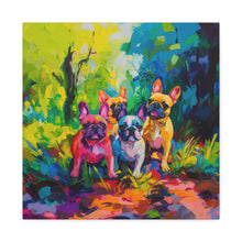 Load image into Gallery viewer, French Bulldog Canvas Art