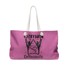 Load image into Gallery viewer, Weekender Bag - Gemini