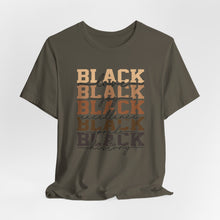 Load image into Gallery viewer, Black History Month Unisex Jersey Tee - Love and Excellence Design