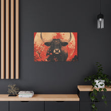 Load image into Gallery viewer, Lunar Year of the Ox - Stretched Matte Print for Home Decor