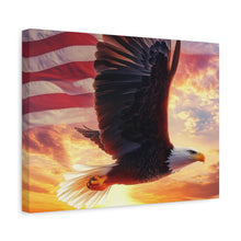 Load image into Gallery viewer, Patriotic Eagle Canvas Wall Art