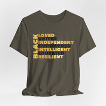 Load image into Gallery viewer, Empowered Black Pride Tee - Unisex Jersey Short Sleeve Shirt