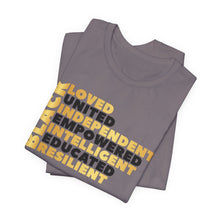 Load image into Gallery viewer, Empowered Black Pride Tee - Unisex Jersey Short Sleeve Shirt