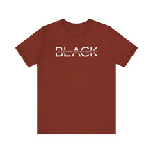 Load image into Gallery viewer, Unisex Jersey Tee - Black Love Pride History Statement Shirt