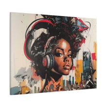Load image into Gallery viewer, Urban Vibe Matte Canvas Print - Stylish Artwork for Music Lovers