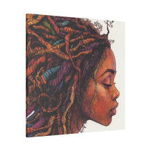 Load image into Gallery viewer, Grounded Woman of Color Matte Canvas, Stretched, 0.75"