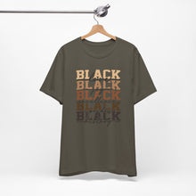 Load image into Gallery viewer, Black History Month Unisex Jersey Tee - Love and Excellence Design