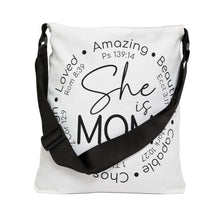 Load image into Gallery viewer, Adjustable Tote Bag (AOP) - She is