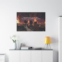 Load image into Gallery viewer, Inspirational Wall Art Canvas - "Sometimes You Can Only Watch" - Empowering Home Decor