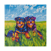 Load image into Gallery viewer, Rottweiler Canvas Art