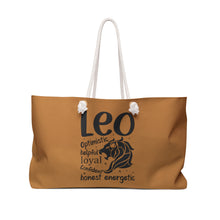 Load image into Gallery viewer, Weekender Bag - Leo