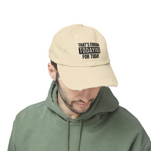 Load image into Gallery viewer, Unisex Distressed Cap - Todaying