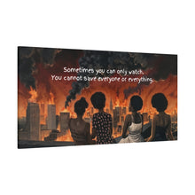 Load image into Gallery viewer, Inspirational Stretched Canvas Art - "Sometimes You Can Only Watch"