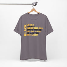 Load image into Gallery viewer, Empowered Black Pride Tee - Unisex Jersey Short Sleeve Shirt