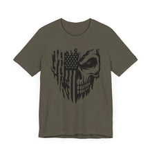 Load image into Gallery viewer, Rebellion Skull USA Graphic Tee - Unisex Short Sleeve