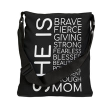 Load image into Gallery viewer, Adjustable Tote Bag (AOP) - She is