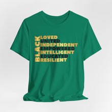 Load image into Gallery viewer, Empowered Black Pride Tee - Unisex Jersey Short Sleeve Shirt