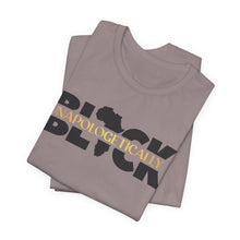 Load image into Gallery viewer, Unapologetically BLACK Unisex Jersey Tee - Bold Statement Shirt for Empowerment