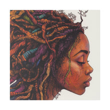 Load image into Gallery viewer, Grounded Woman of Color Matte Canvas, Stretched, 0.75"