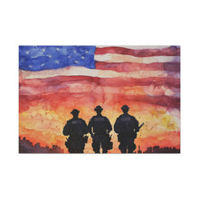 Load image into Gallery viewer, Inspirational Police Wall Art Canvas - Support Our Heroes
