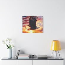 Load image into Gallery viewer, Patriotic Eagle Canvas Wall Art