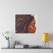 Load image into Gallery viewer, Grounded Woman of Color Matte Canvas, Stretched, 0.75"