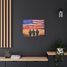 Load image into Gallery viewer, Inspirational Police Wall Art Canvas - Support Our Heroes