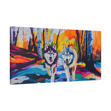 Load image into Gallery viewer, Husky Canvas Art
