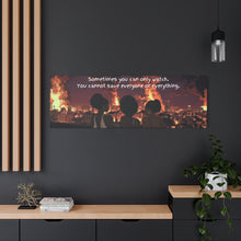 Load image into Gallery viewer, Inspirational Wall Art Canvas - "Sometimes You Can Only Watch" - Empowering Home Decor