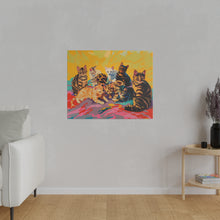 Load image into Gallery viewer, Colorful Cat Canvas Art - Vibrant Cat Portraits for Cat Lovers