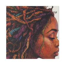 Load image into Gallery viewer, Grounded Woman of Color Matte Canvas, Stretched, 0.75"