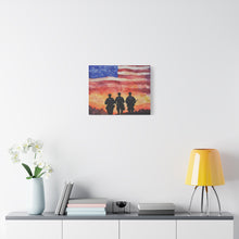 Load image into Gallery viewer, Inspirational Police Wall Art Canvas - Support Our Heroes