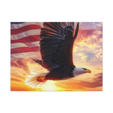 Load image into Gallery viewer, Patriotic Eagle Canvas Wall Art