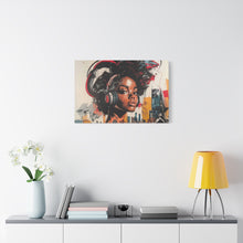 Load image into Gallery viewer, Urban Vibe Matte Canvas Print - Stylish Artwork for Music Lovers