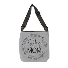 Load image into Gallery viewer, Adjustable Tote Bag (AOP) - She is