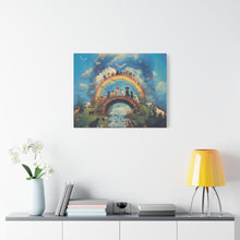 Load image into Gallery viewer, Rainbow Bridge Dog Canvas Artwork - Pet Lovers Home Decor