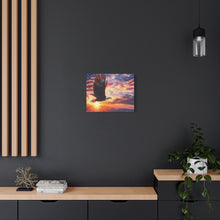 Load image into Gallery viewer, Eagle Sunset Canvas Wall Art - Patriotic Home Decor