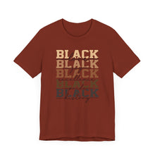 Load image into Gallery viewer, Black History Month Unisex Jersey Tee - Love and Excellence Design